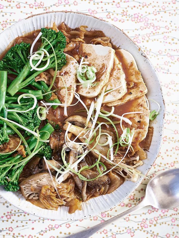 Tofu, Tenderstem Broccoli & Kimchi Stew