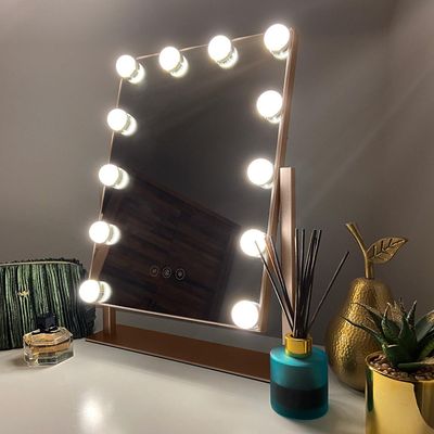 Olsen Rose Gold Hollywood Mirror from Hollywood Mirrors