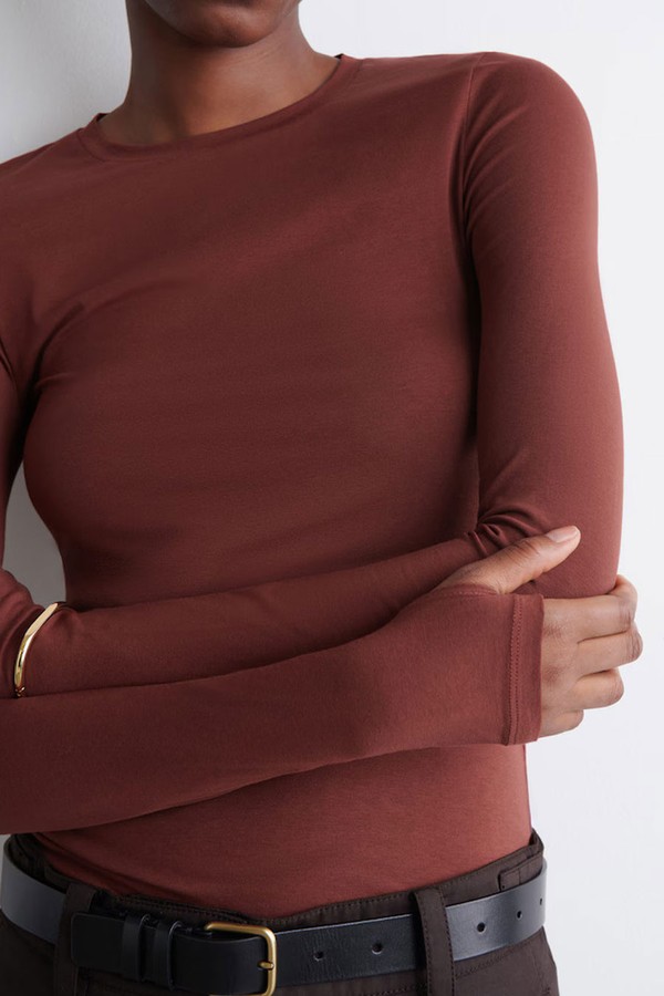 Slim Lightweight Long-Sleeved Top from COS