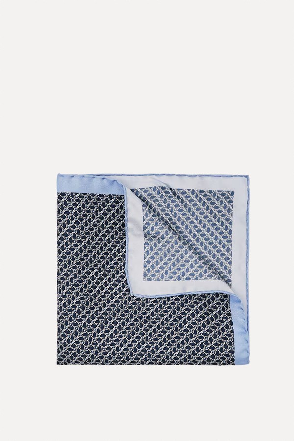 Ottavio Geo Chain Detail Pocket Square from Reiss