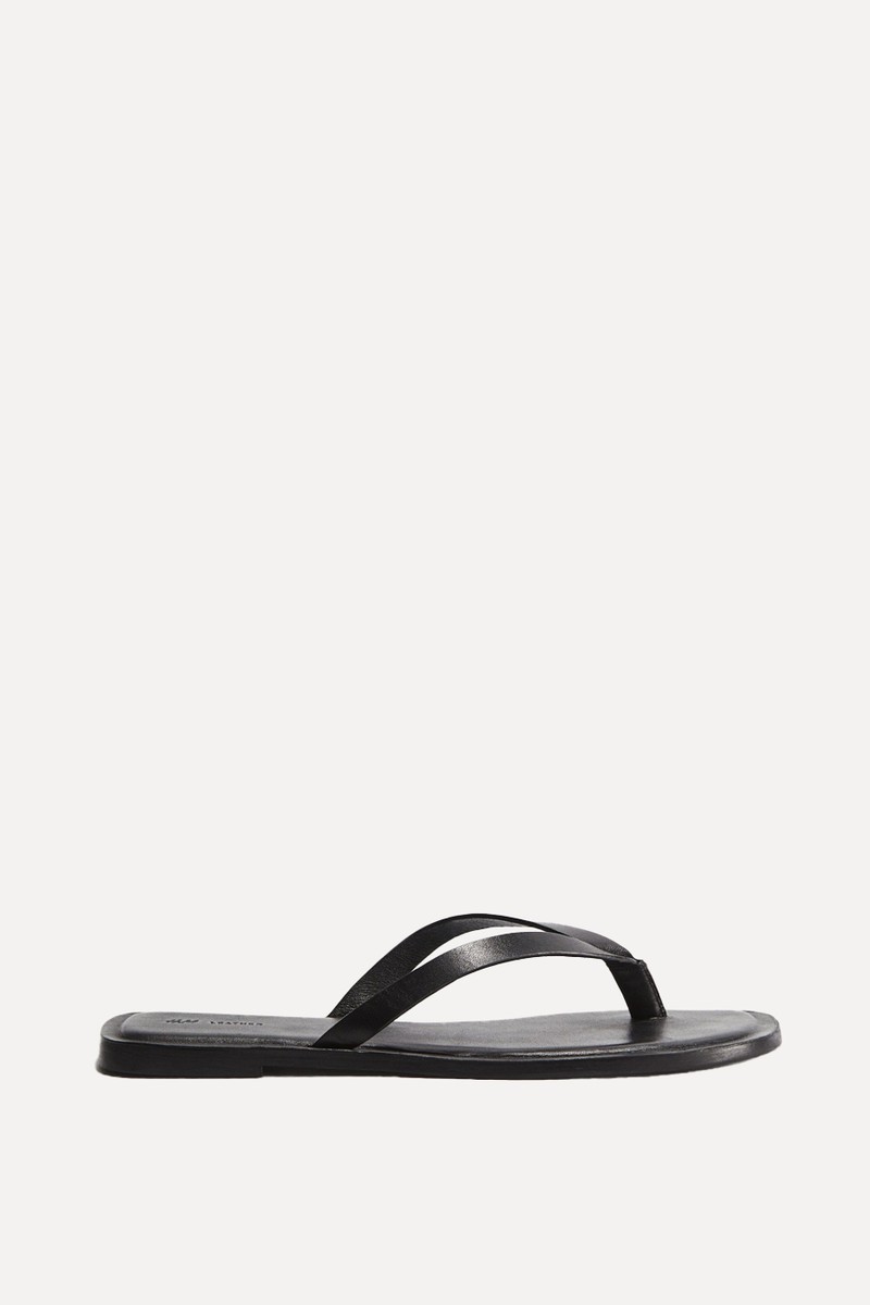 Leather Flip-Flops from H&M