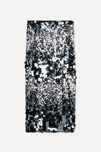 Sequinned Midi Skirt