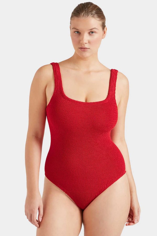 Coverage Square Neck Swimsuit from Hunza G