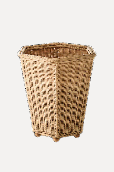 Rattan Waste Paper Bin from Matilda Goad & Co