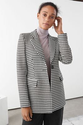 Tailored Gingham Blazer from & Other Stories