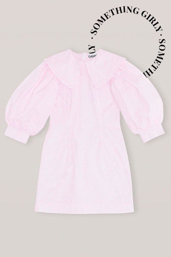 Printed Cotton Poplin Mini Dress from Ganni