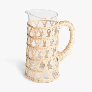 Arles Wicker Wrapped Glass Jug from John Lewis & Partners