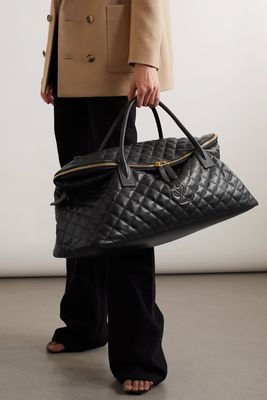 ES Giant Embroidered Quilted Leather Weekend Bag, £3,530 | Saint Laurent