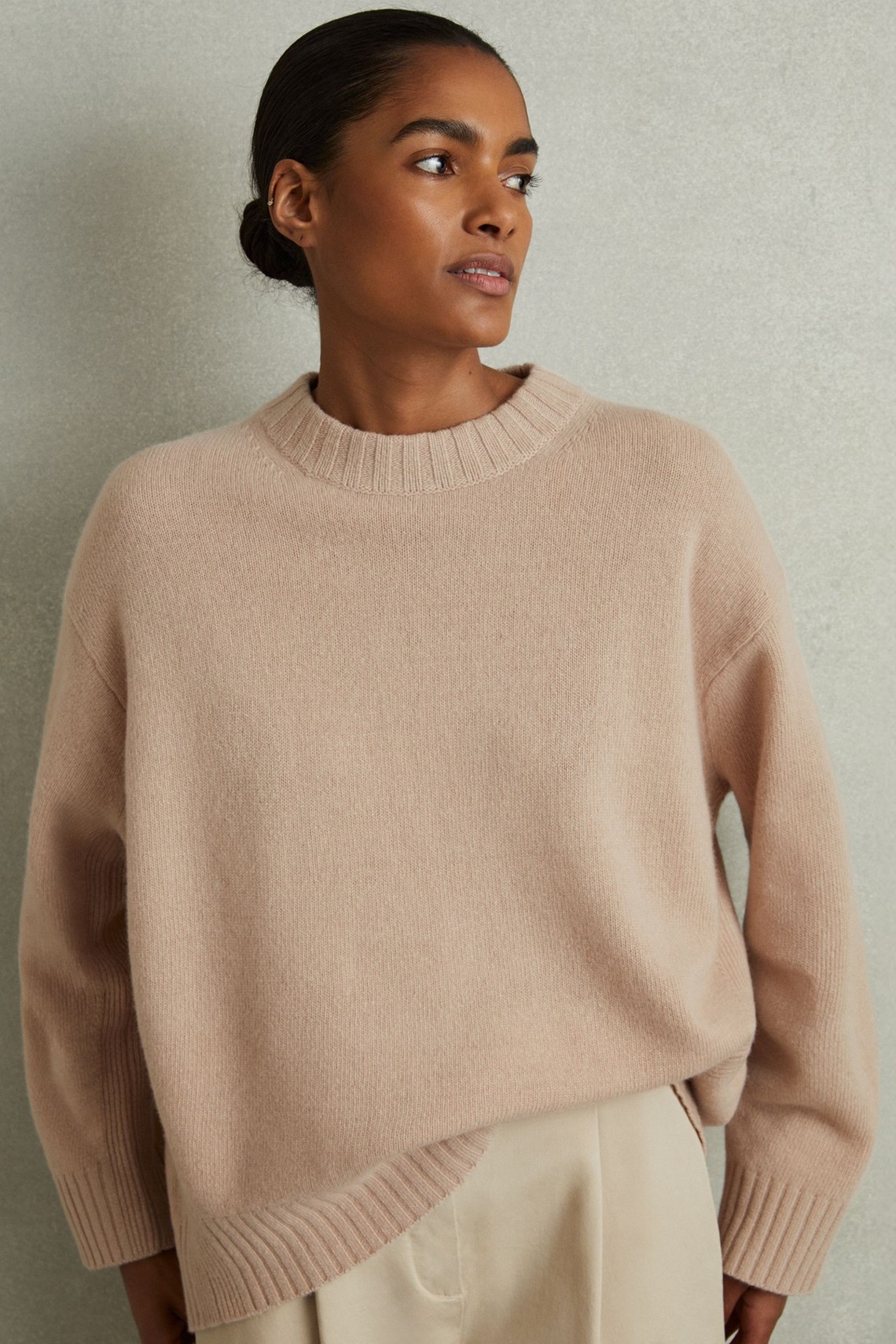 Wool-Cashmere Crew Neck Jumper from Reiss