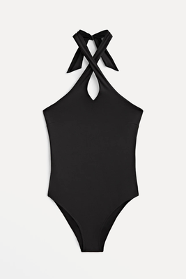 Black Halter Swimsuit from Massimo Dutti