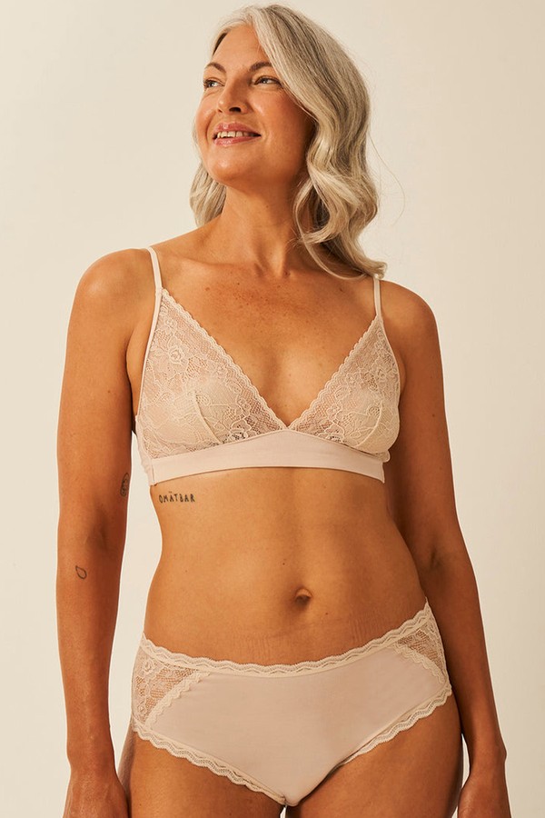 Eco Lace Triangle Bra