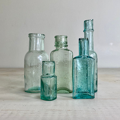 Victorian Ink Glass Bottles