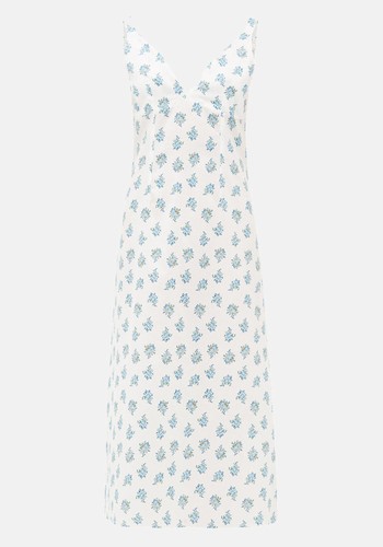 Minnie Floral-Print Cotton-Voile Nightdress from Emilia Wickstead