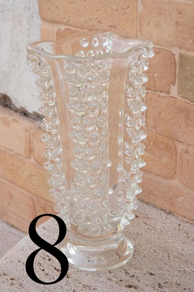 Sale Ercole Barovier Rostrato Murano Glass Italian Vase from Barovier & Toso