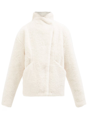 Recycled Faux-Shearling Sherpa Jacket from Frame