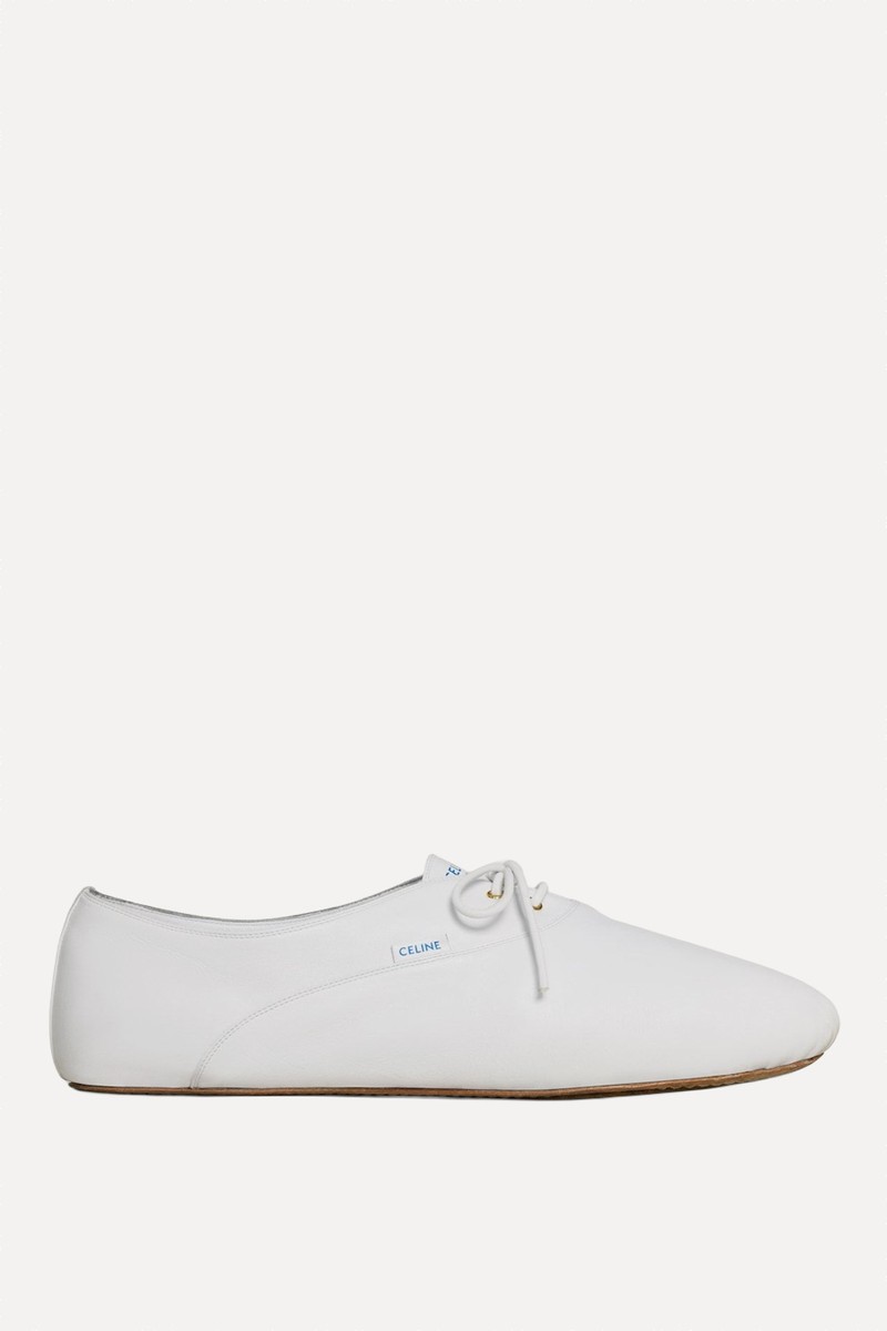 Ballet Lace-Up Shoe In Lambskin                                from Celine