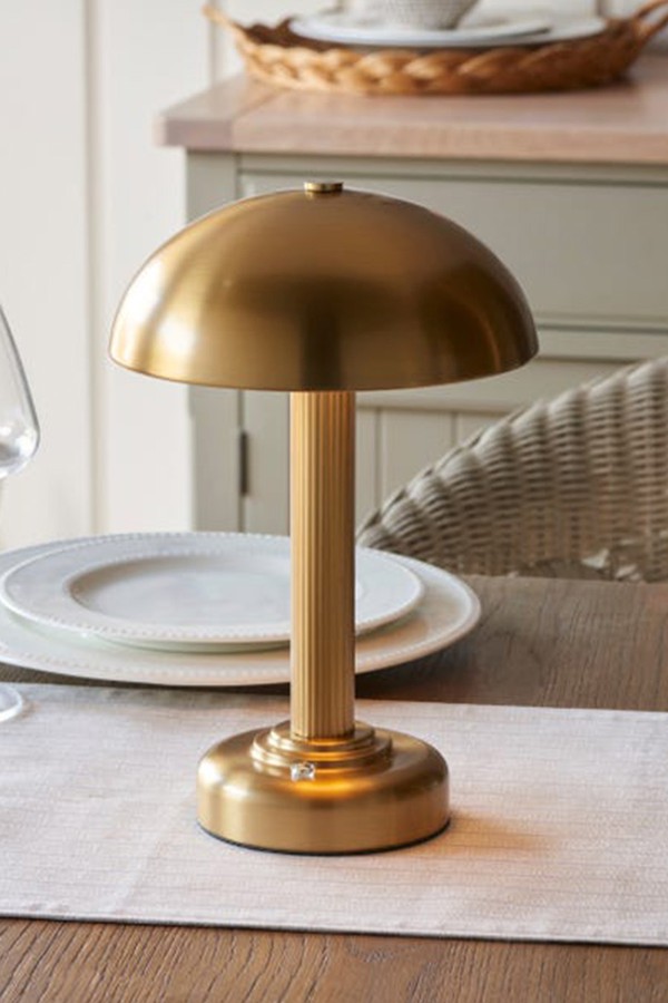Vogue Bridget Rechargeable Touch Dimmable LED Table Lamp from Dunelm