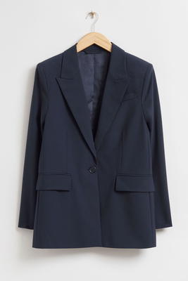 Relaxed Tailored Deep Cut Blazer from & Other Stories