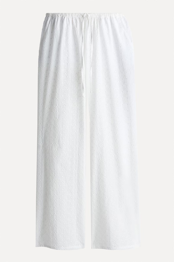 Straight Drawstring Trousers from H&M