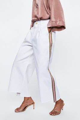 Culottes With Side Straps from Zara