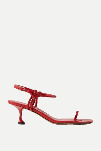 Tee Toe Ring Knotted Leather Sandals from PROENZA SCHOULER