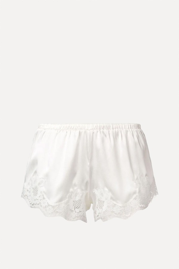 Lace-Detail Satin Shorts from Dolce & Gabbana