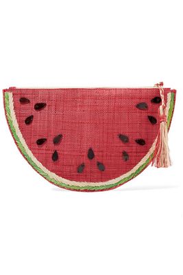 Embellished Straw Pouch from Kayu