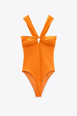 Knotted Swimsuit from Zara