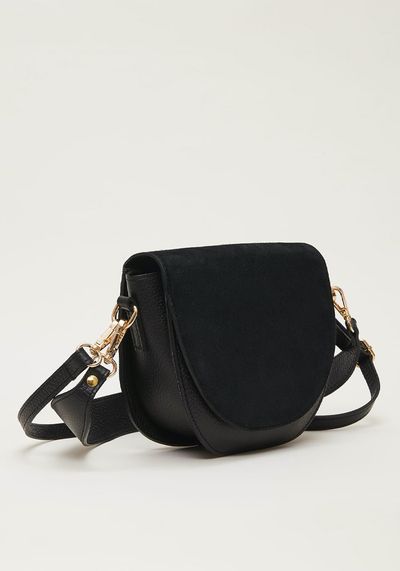 Suede Cross Body Bag