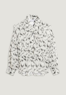 Tchami Printed Ruffle Blouse Top from Iro