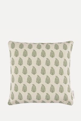 Indira Sage Cushion from The Pure Edit