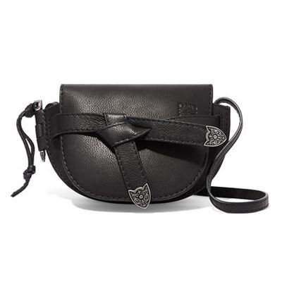 Gate Mini Textured-Leather Shoulder Bag from Loewe