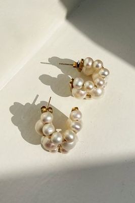 Bitter Butter Pearl Earrings from Completed Works