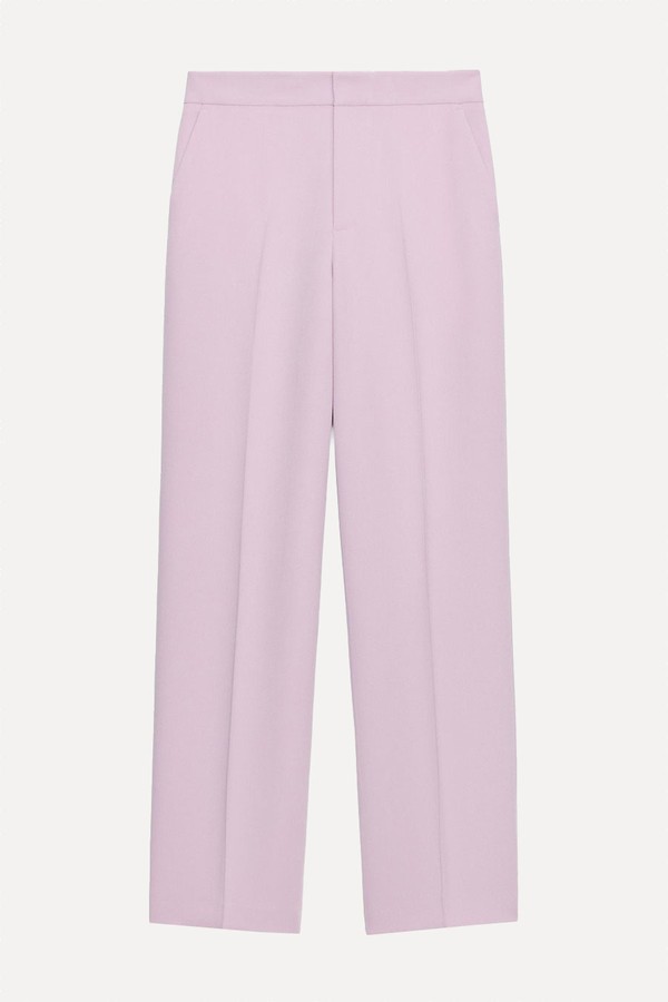 High-Waist Straight-Leg Trousers from Zara