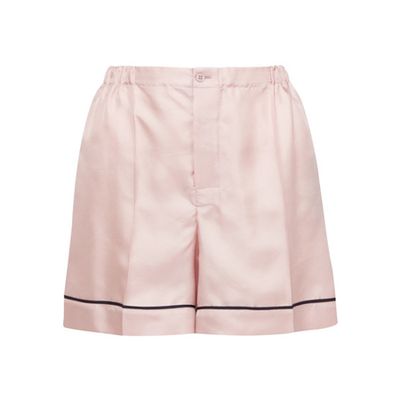 Silk-Twill Shorts from Prada