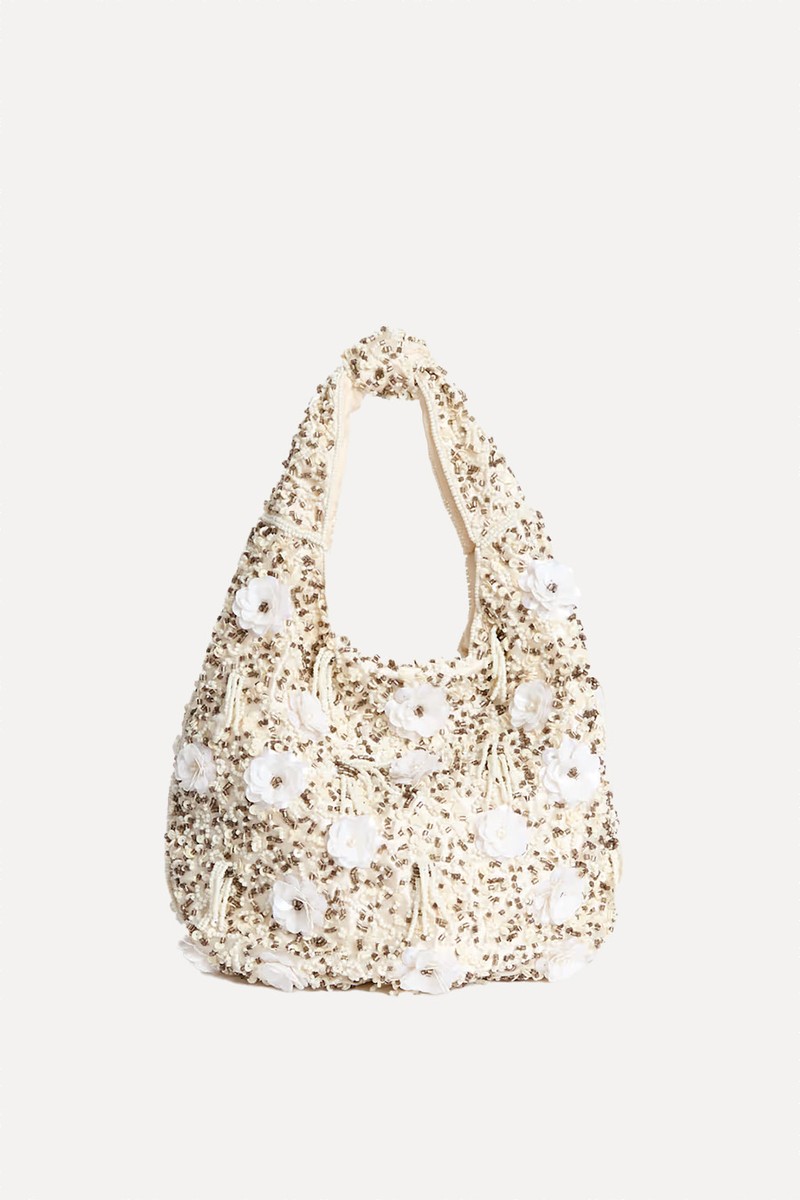 Beaded Top Handle Grab Bag from MARKS & SPENCER
