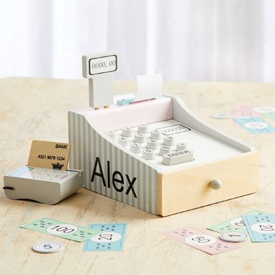 Personalised Wooden Cash Register Toy