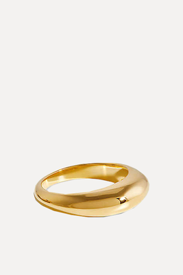 Dome 18ct Yellow Gold-Plated Brass Ring from Missoma