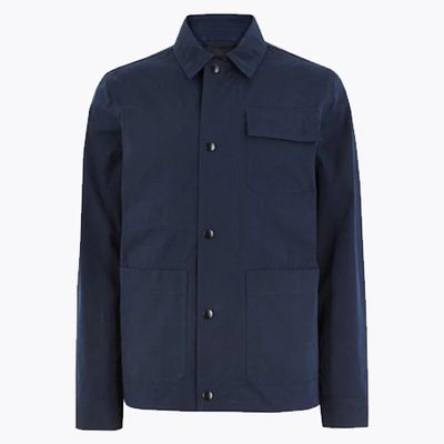 Cotton Utility Jacket With Stormwear from M&S
