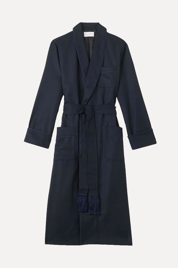 Westminster 2 Wool Dressing Gown from Derek Rose