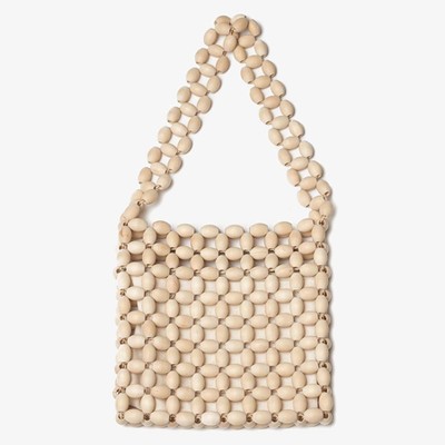 Wood Bead Bag from Pixie Market