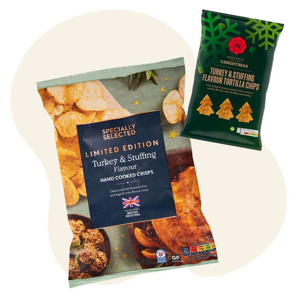 Turkey & Stuffing Hand Cooked Crisps from Aldi