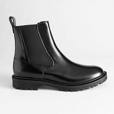 Glossy Leather Chelsea Boots from & Other Stories