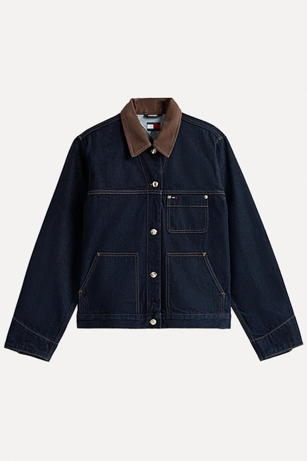 Oversized Denim Chore Jacket