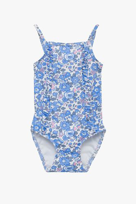Little Betsy Frill Swimsuit from Trotters London