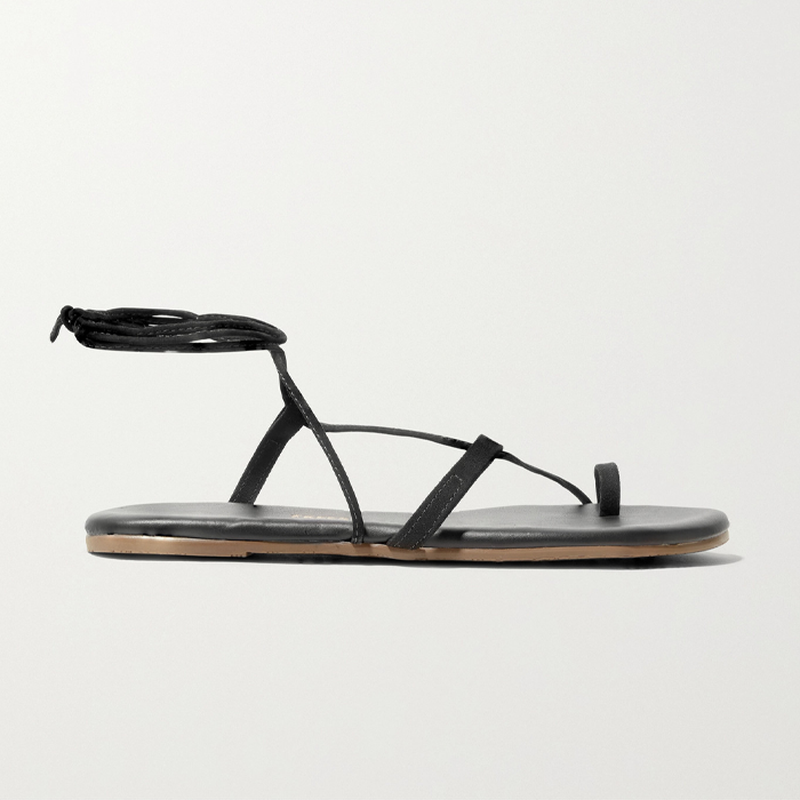 Jo Suede And Leather Sandals from Tkees