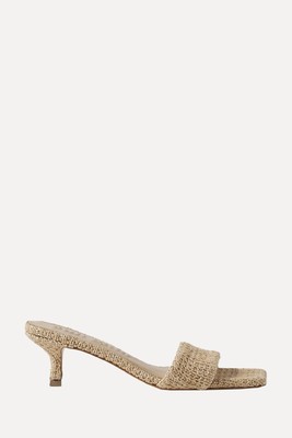 Ada Raffia Mules from Cult Gaia