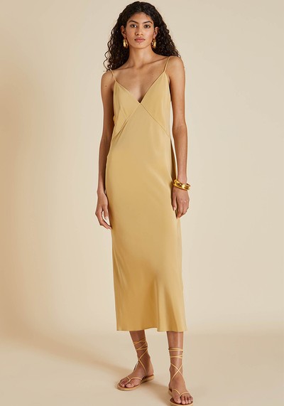 Issa Silk Crepe De Chine Night Dress from Olivia Von Halle