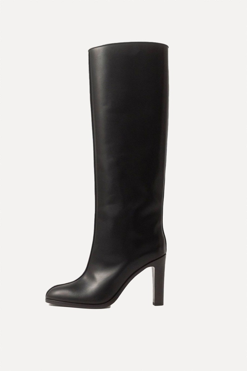Wide Shaft Knee High Boots from The Row