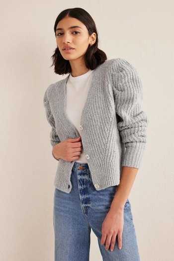 Engineered Rib Cardigan